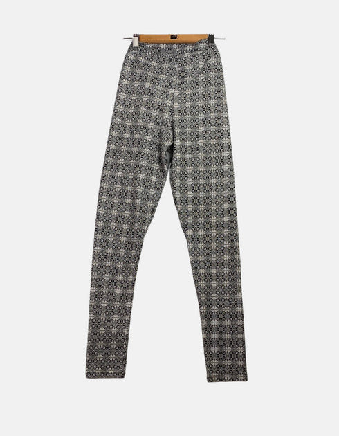 Geometric Print Slim-Fit Pants