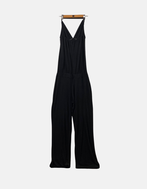 Women's Black Spaghetti Strap Jumpsuit