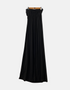 Strapless Black Maxi Dress