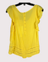 Sunshine Pleats Cap-Sleeve Top