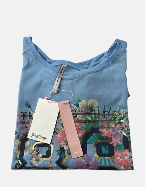 Floral Varsity Number Tee
