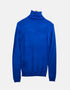 Classic Royal Blue Turtleneck Sweater