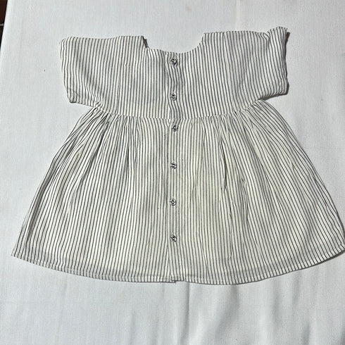 Baby Girls' Pinstripe Short-Sleeve Dress