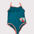 Tropical Ruffle Adventure One-Piece Swimsuit