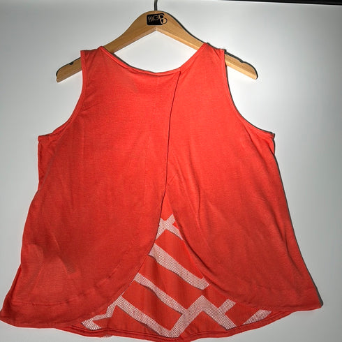 Geometric Overlay Tank Top