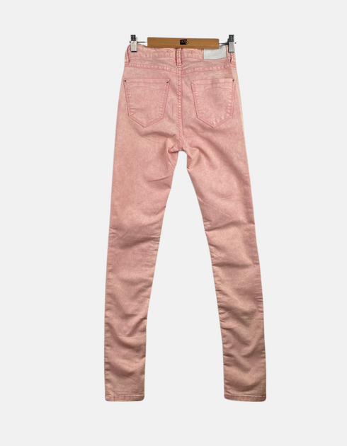 Pink denim jeans FM