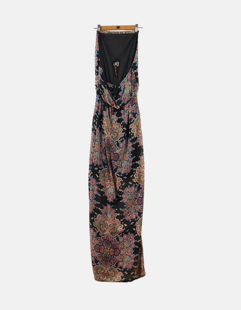Bohemian Paisley Print Maxi Dress