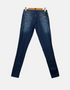 Floral-Embroidered Slim Fit Denim Jeans