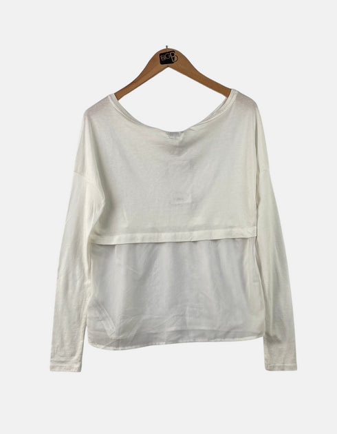 Sheer Long Sleeve Layered Top for Women