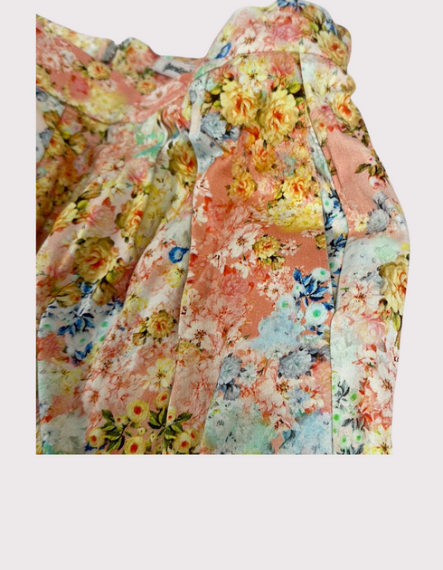 Coral Bloom Frill Bikini Bottoms