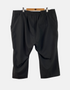 Black Knee-Length Tailored Capri Pants