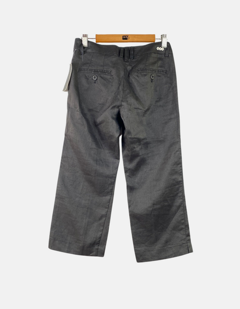 Women's Cropped Black Trousers