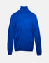Classic Royal Blue Turtleneck Sweater