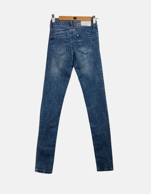 Faded Slim Fit Blue Jeans