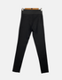 Black High-Waisted Leggings with Zipper Detail