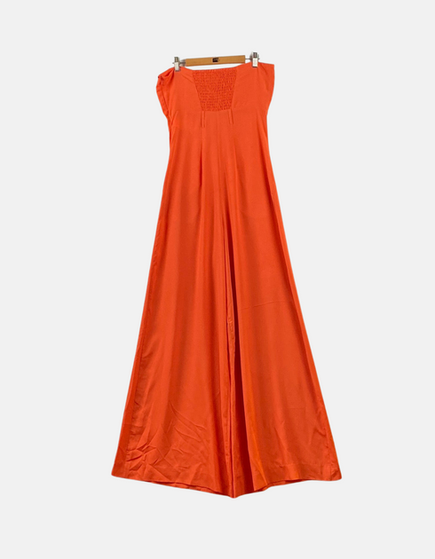 Orange women dress FM