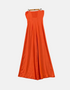 Orange women dress FM