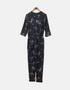 Floral Print Wrap-Style Jumpsuit