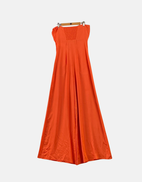 Orange women dress FM