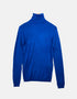 Classic Royal Blue Turtleneck Sweater