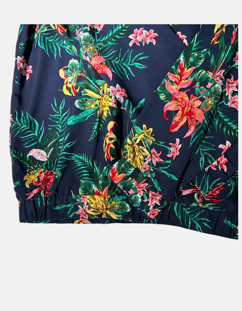 Midnight Garden Bomber Jacket