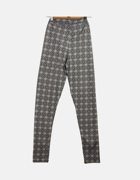 Geometric Print Slim-Fit Pants