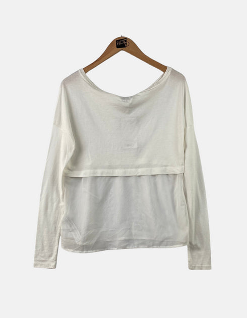 Sheer Long Sleeve Layered Top for Women
