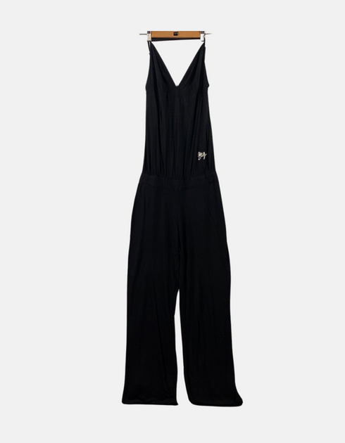 Women's Black Spaghetti Strap Jumpsuit