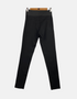 Black High-Waisted Leggings with Zipper Detail