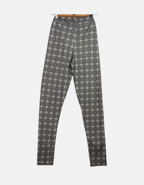 Geometric Print Slim-Fit Pants