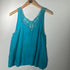 Aqua Elegance Lace Detail Tank
