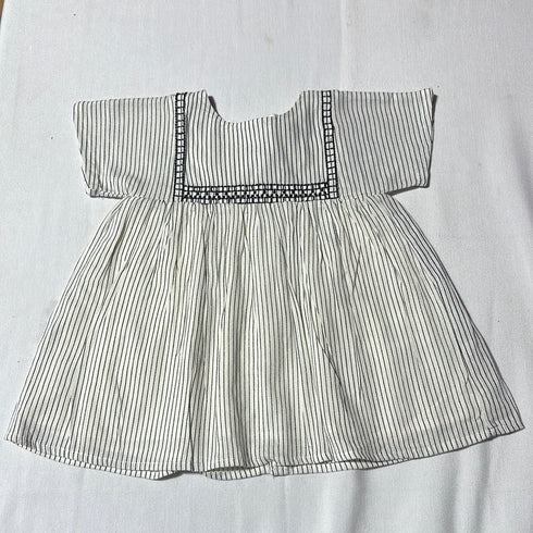 Baby Girls' Pinstripe Short-Sleeve Dress