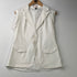 Sleeveless Tailored Vest Blazer