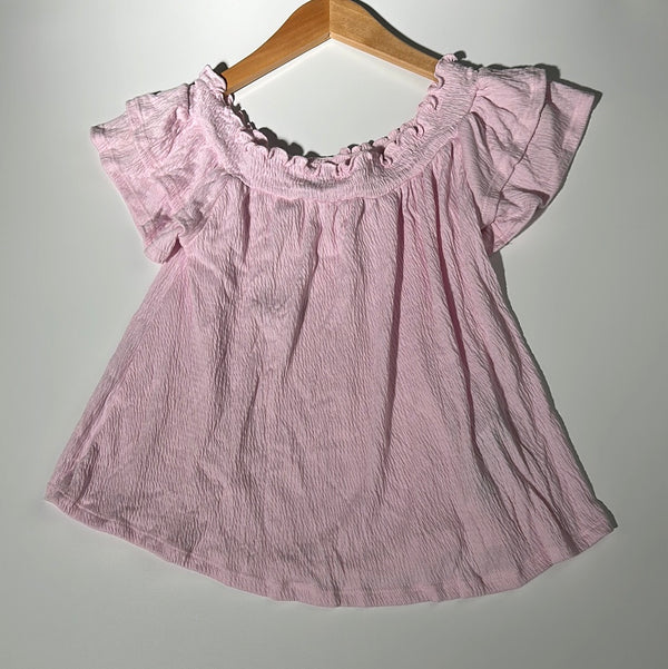 Charming Petal Pink Girls' Top