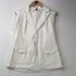 Sleeveless Tailored Vest Blazer