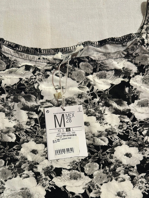 Floral Printed Half Top for Ladies