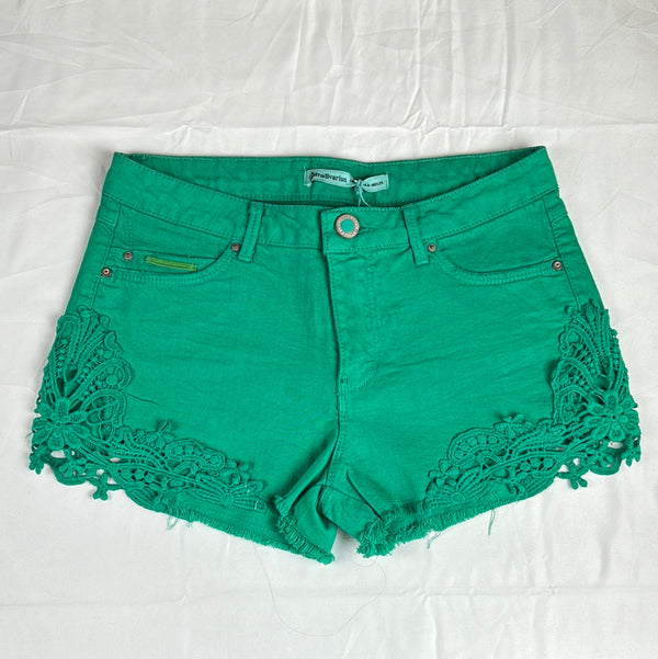 Green shorts