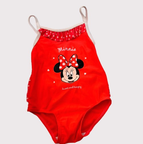 Bold Red Polka-Dotted Swimsuit for the Playful Tot
